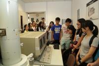 Snapshots of laboratory tours at the Lo Kwee-Seong Integrated Biomedical Sciences Building